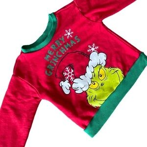 Dr. Seuss Merry Grinchmas Girls Sweatshirt Size 4T